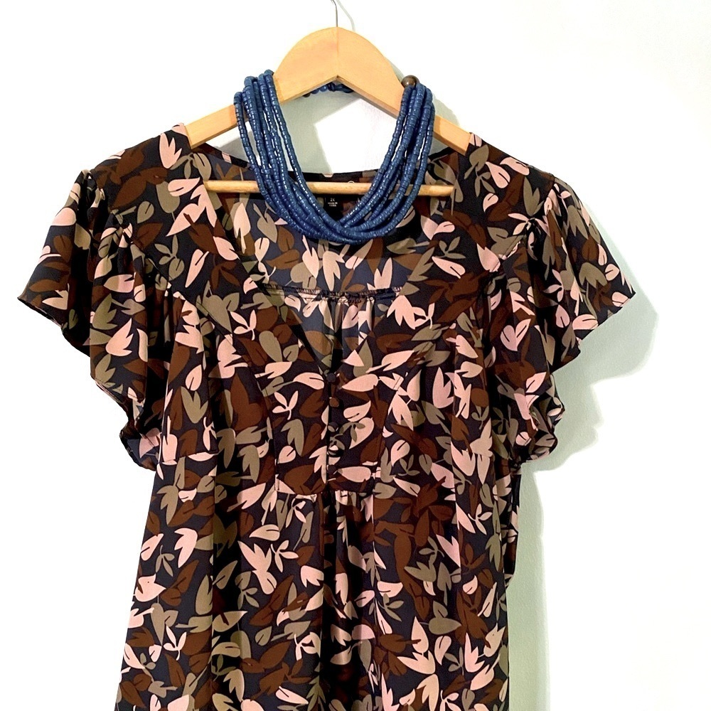 Botanical Babydoll Blouse from Ryan Wythe